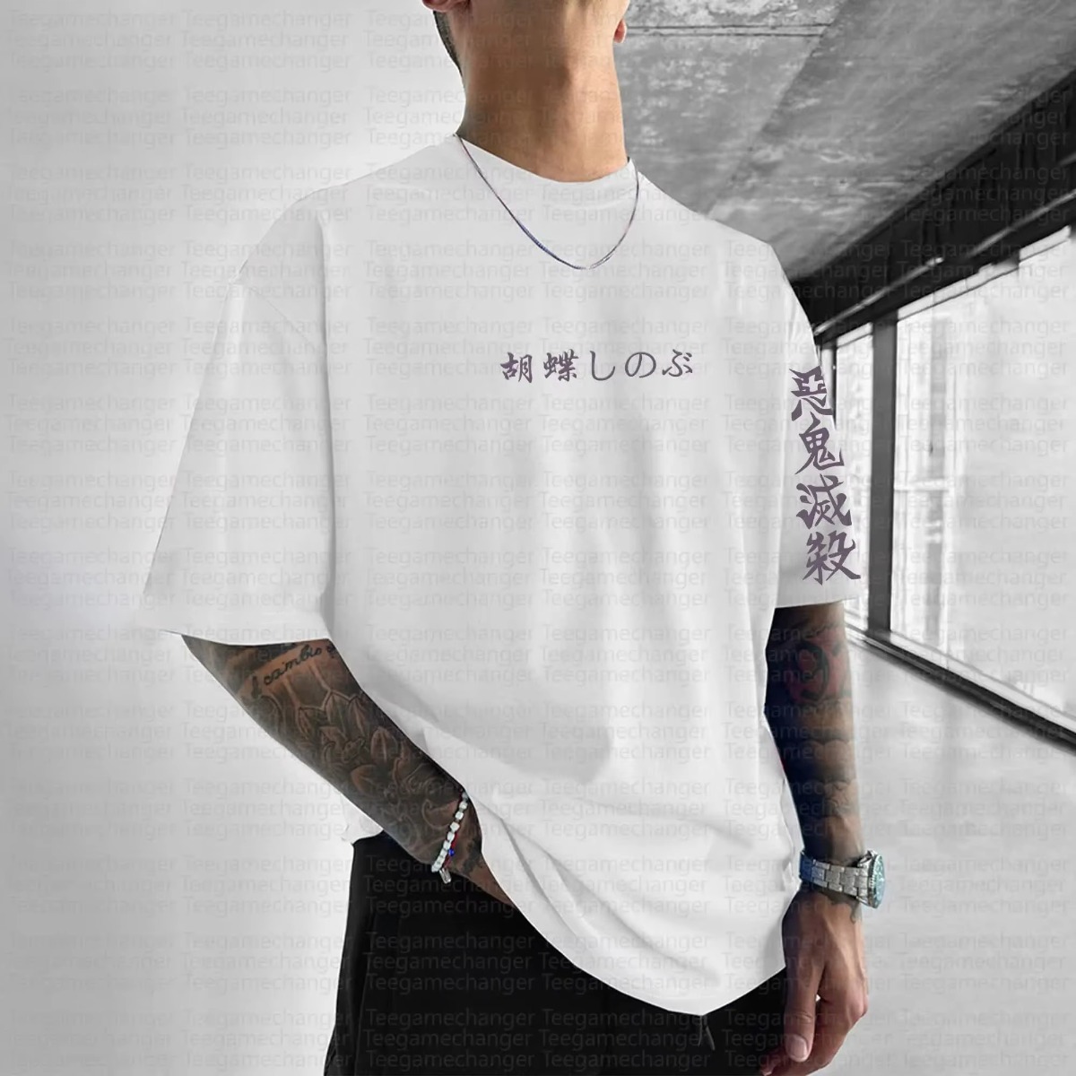 귀멸의 칼날 애니메이션 2025 신상 블랙 화이트 티셔 - Good Streetwear Brand 리뷰 및 가격
