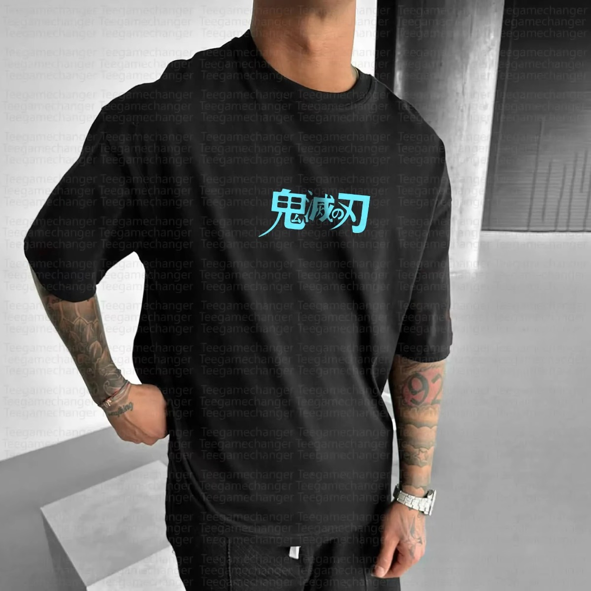 귀멸의 칼날 애니메이션 2025 신상 블랙 화이트 티셔 - Good Streetwear Brand 리뷰 및 가격