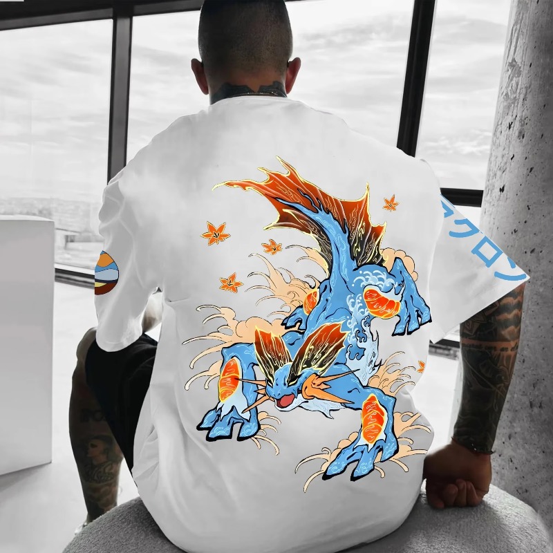 포켓몬 콜라보 프린트 티셔츠 2025 여름 신상 남성  - Good Streetwear Brand 리뷰 및 가격