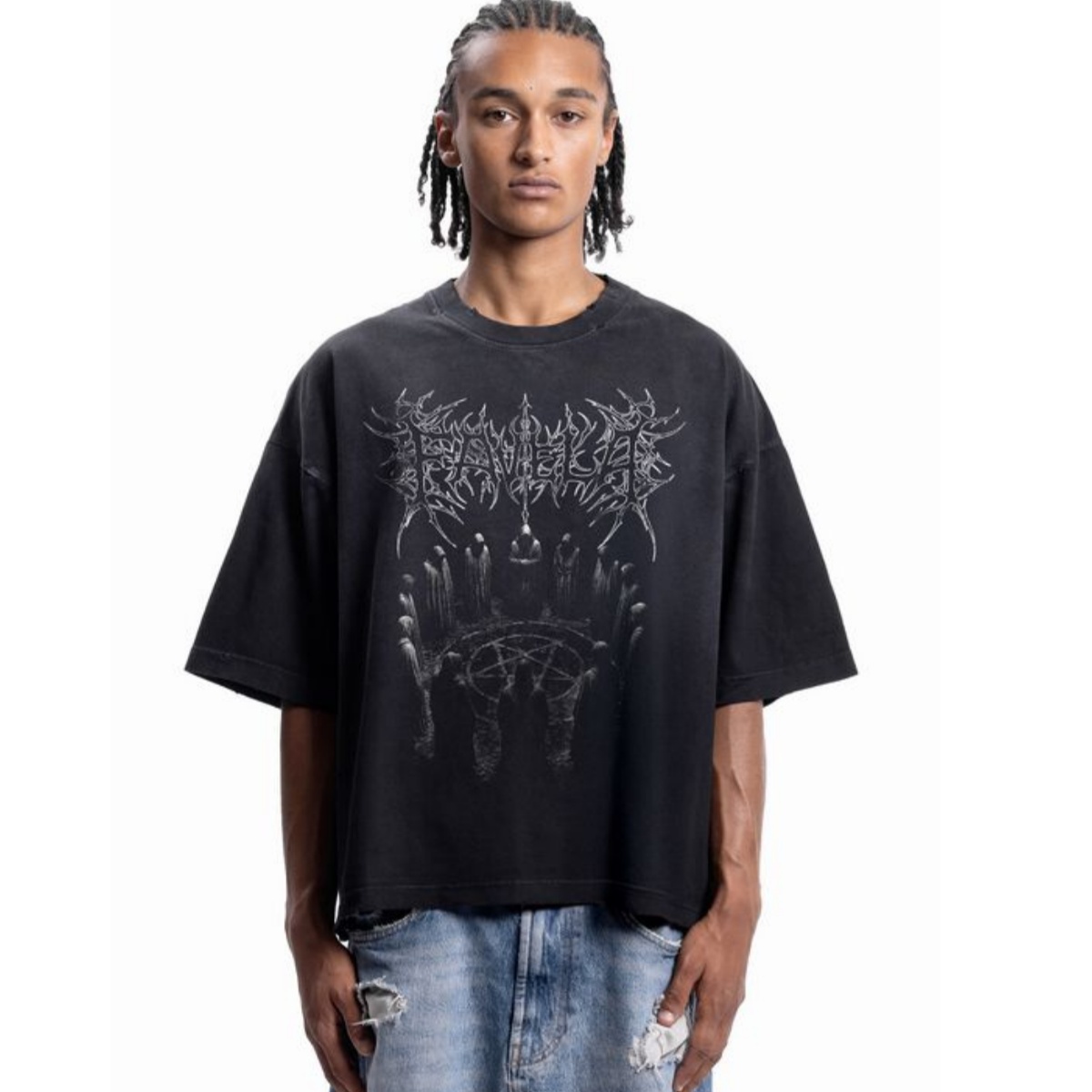 Sacred Heart Metal Font Street - Streetwear Brand Heart 리뷰 및 가격