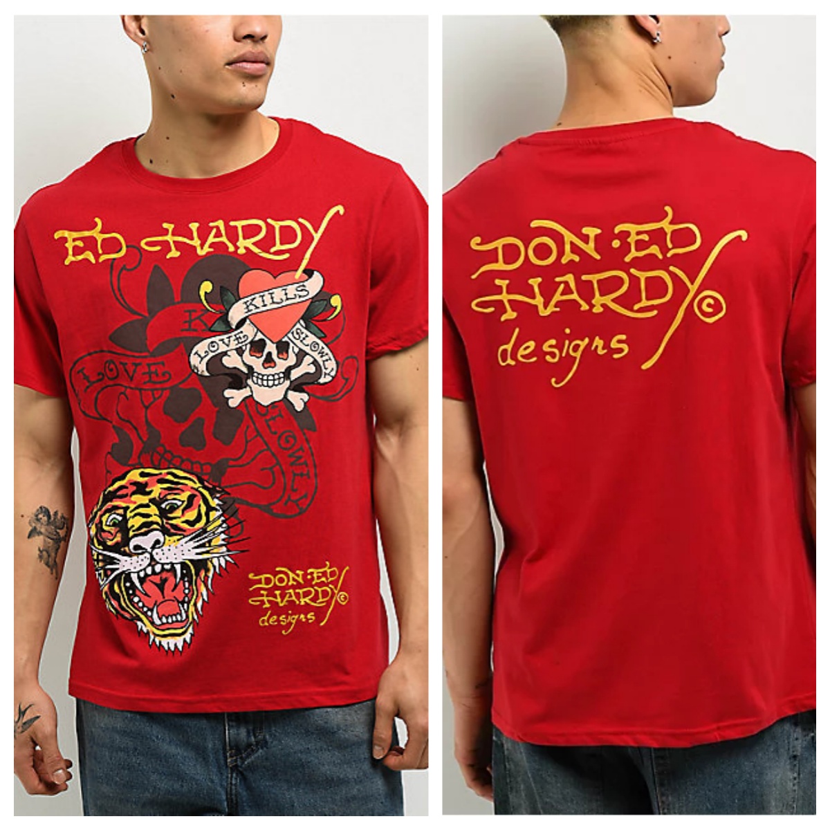 Sacred Heart Red Ed Tattoo Art - Streetwear Brand Heart 리뷰 및 가격