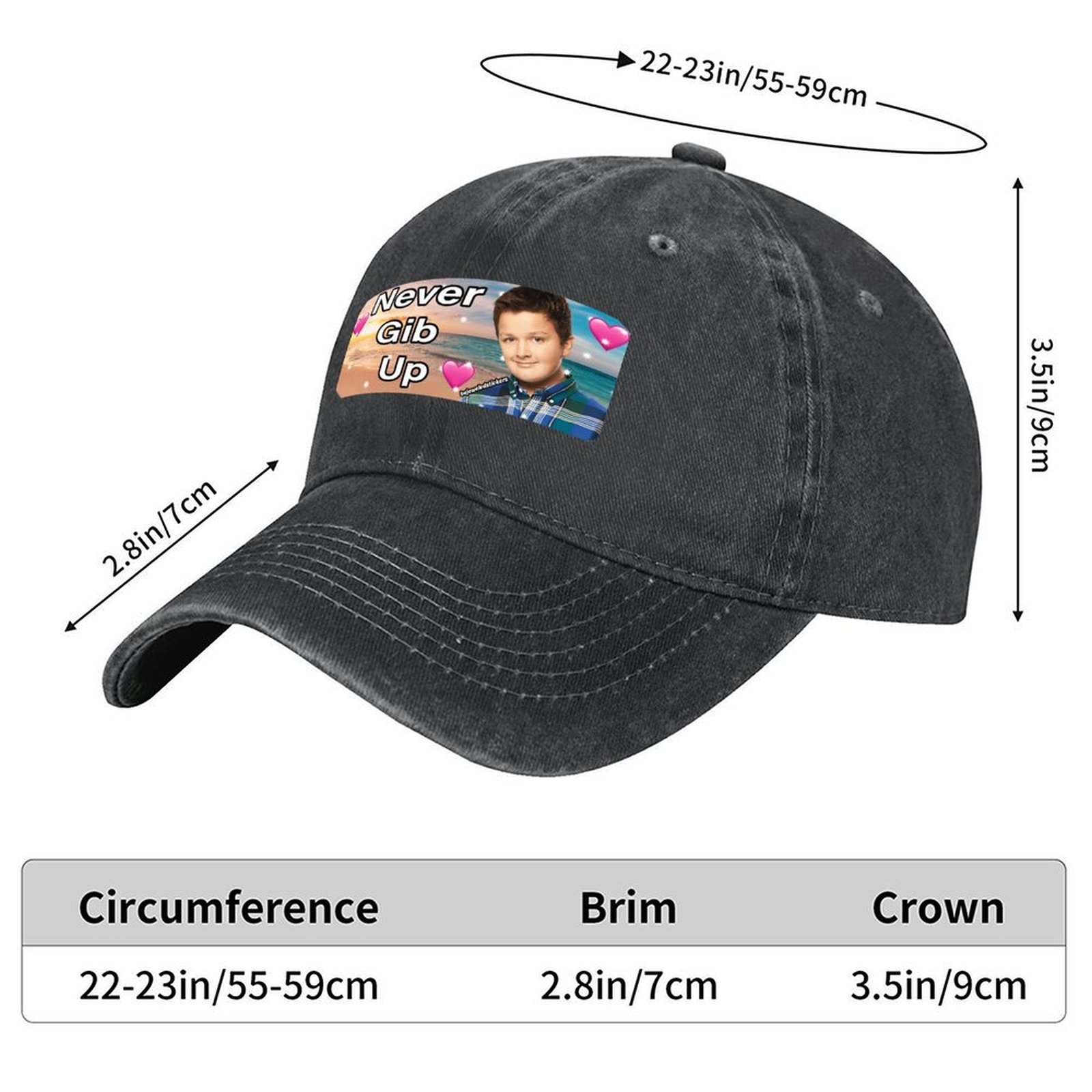 절대 포기하지 마세요 범퍼 스티커 야구 모자 럭셔리 모 - Streetwear Brand Hats 리뷰 및 가격